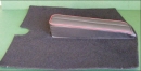 Armrest Black/Red on Black Carpet