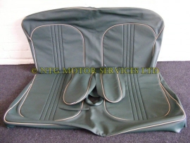 Please Select Colour: Green with Beige Piping