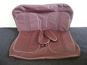 Please Select Colour: Maroon with Beige Piping