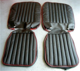 Please Select Colour: Black with Red Piping