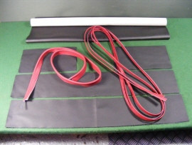 Please Select Colour: Black with Red Piping