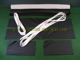 Please Select Colour: Black with White Piping